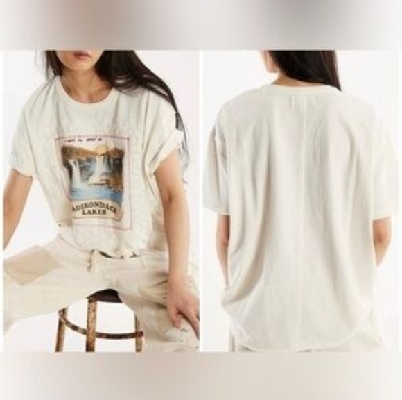 Free People We The Free Misty Morning Tee NWOT - Picture 2 of 6